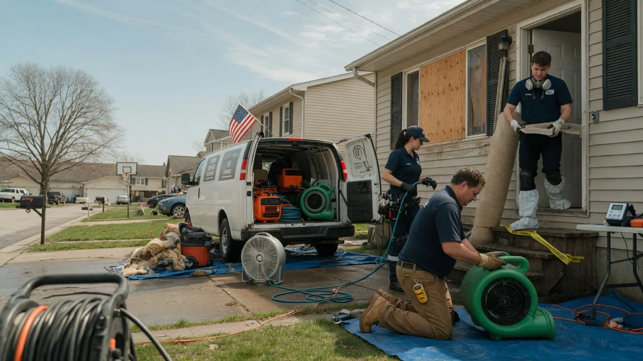Water Damage Restoration in Fairmount, IN near me